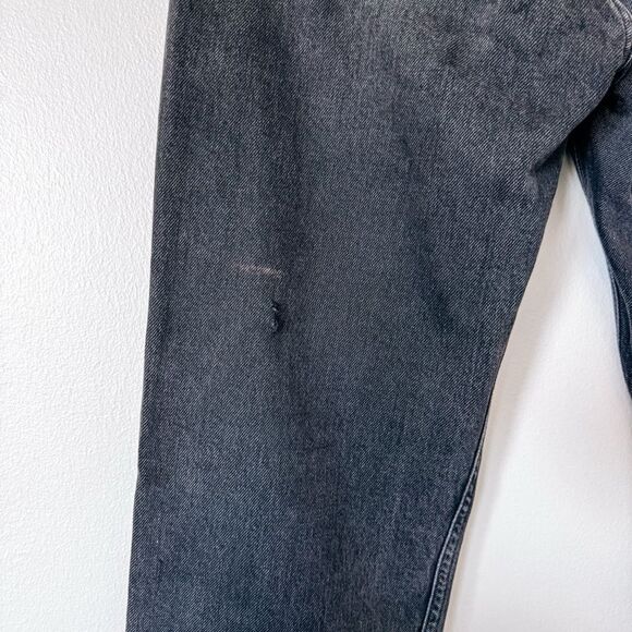Agolde Black 90's Jean Distressed Size 25 - Picture 6 of 9